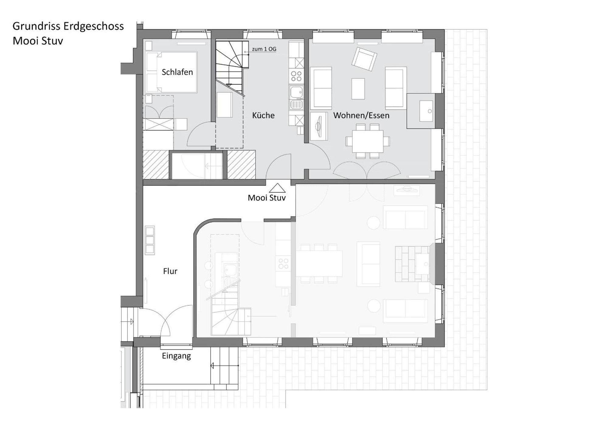 Mooi Stuv , Maisonettenwohnung , Gulfhof , Kachelofen Norden Zewnętrze zdjęcie